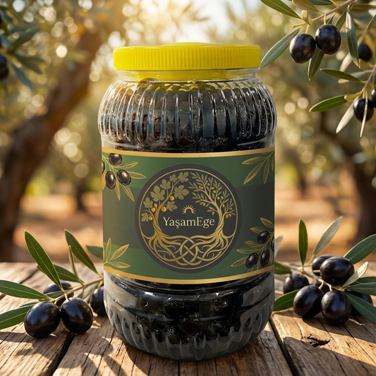 2 KG Doğal Siyah Zeytin – Aydın Yöresi