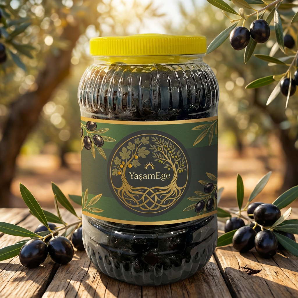 2 KG Doğal Siyah Zeytin – Aydın Yöresi