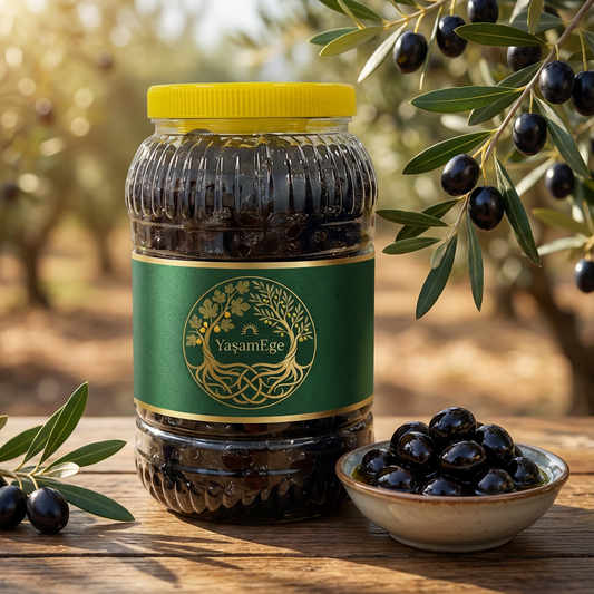 2 KG Doğal Siyah Zeytin – Aydın Yöresi